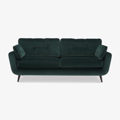 Barker and Stonehouse Lotus Large Sofa, Green | Barker & Stonehouse