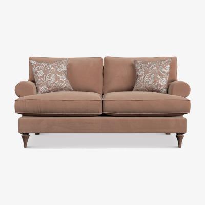 Barker and Stonehouse English Heritage Finch Small Sofa Standard Back, Pink Fabric | Barker & Stonehouse