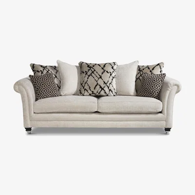 Barker and Stonehouse Lassington Grand Sofa, Neutral Fabric | Barker & Stonehouse