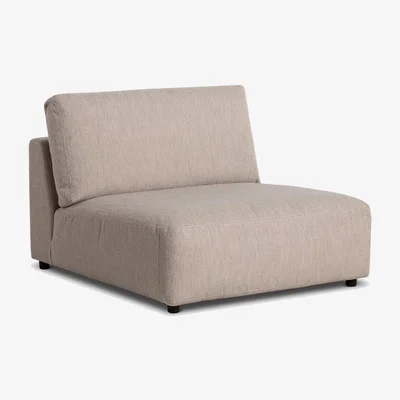 Barker and Stonehouse Adessa 1.5 Seater Medium without Armrests, Neutral Fabric | Barker & Stonehouse