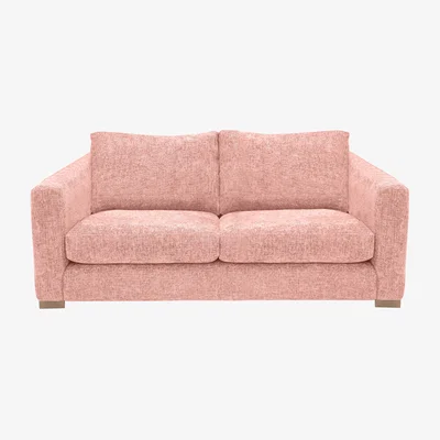 Barker and Stonehouse Fontella Medium Sofa, Red Fabric | Barker & Stonehouse
