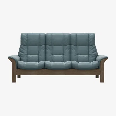 Barker and Stonehouse Stressless Windsor 3 Seater Recliner Sofa Leather | Barker & Stonehouse