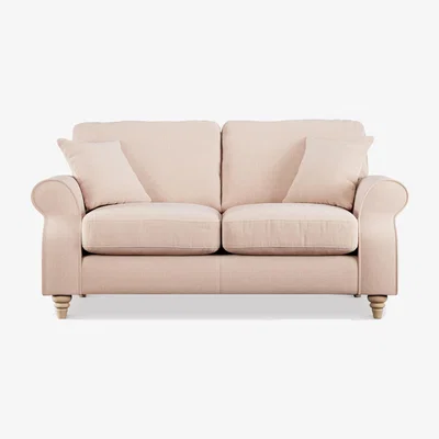 Barker and Stonehouse Hattie 2 Seater Sofa, Pink Fabric | Barker & Stonehouse