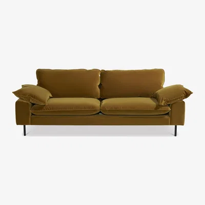 Barker and Stonehouse Titan Sofa, Gold | Barker & Stonehouse