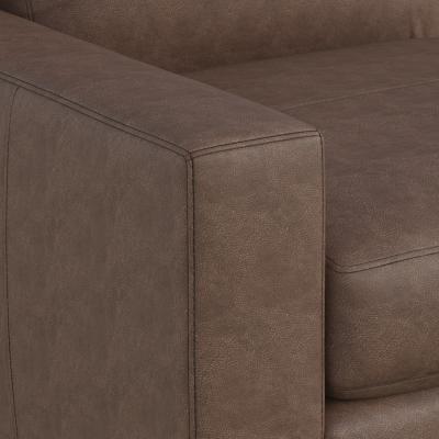 Barker and Stonehouse Lorenza Sofa, Brown Leather | Barker & Stonehouse