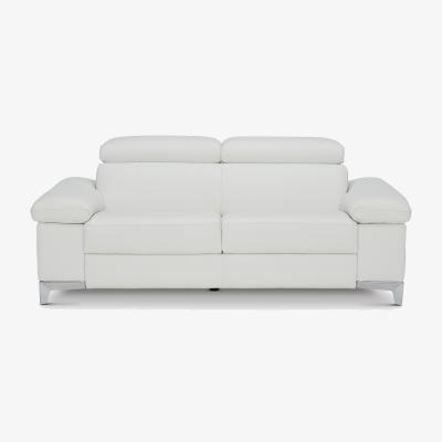 Barker and Stonehouse Bonn 2.5 Seater Sofa, Neutral Leather | Barker & Stonehouse