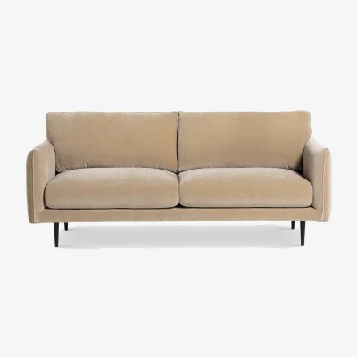 Barker and Stonehouse Brea 3 Seater Sofa, Grey Fabric | Barker & Stonehouse