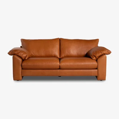 Barker and Stonehouse Jacobsen Sofa, Brown Leather | Barker & Stonehouse