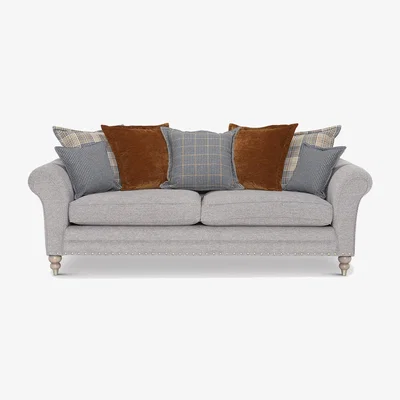 Barker and Stonehouse Bedale Grand Sofa Pillow Back, Neutral | Barker & Stonehouse