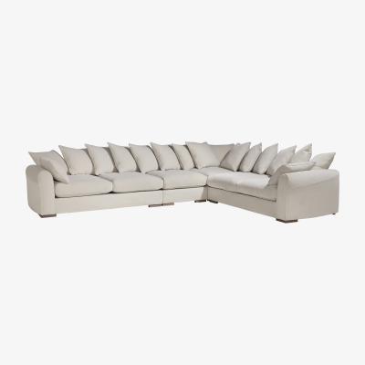 Barker and Stonehouse Strato 2 Seater 1A, White Fabric | Barker & Stonehouse