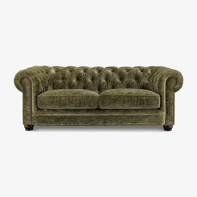 Barker and Stonehouse Everett 3 Seater Sofa, Green | Barker & Stonehouse