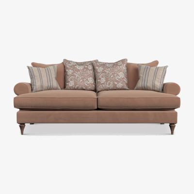 Barker and Stonehouse English Heritage Finch Medium Sofa Pillow Back, Pink Fabric | Barker & Stonehouse