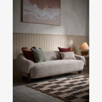 Cox and Cox Tores Sofa - Mink