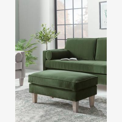 Cox and Cox Toulon Three Seater Sofa – Nordic Blue Cotton Linen