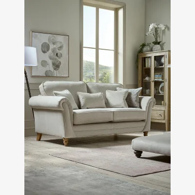 Cox and Cox Stockholm Two Seater Sofa - Slate Grey