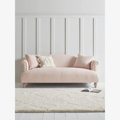 Cox and Cox Artes Two Seater Sofa – Tan Leather