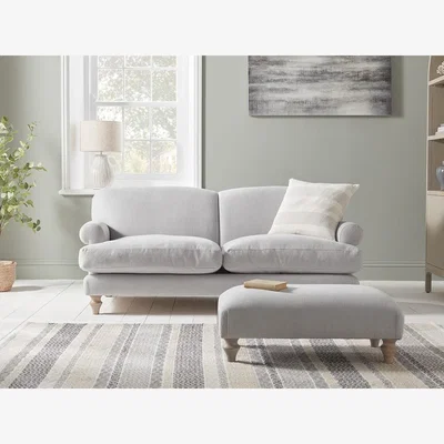Cox and Cox Kiruna Three Seater Sofa - Fern Herringbone
