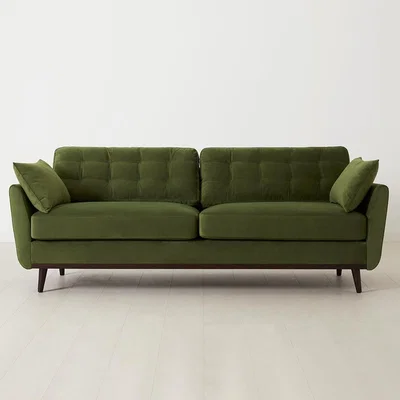 Cuckooland Swyft Sofa in a Box Model 10 Velvet 3 Seater Sofa -