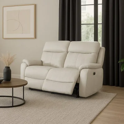 Dunelm Aspire Kingsmere Leather Power Recliner 2 Seater Sofa