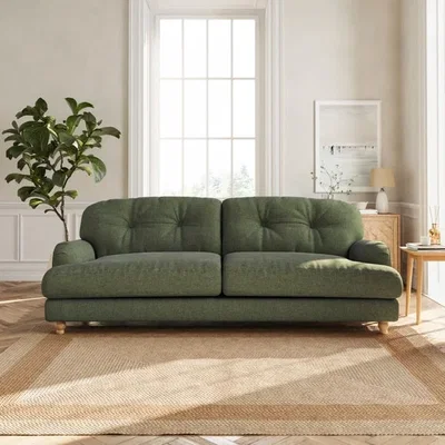 Dunelm Martha 4 Seater Chenille Soft Texture Sofa