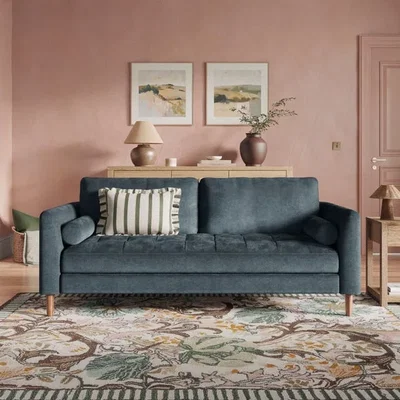 Dunelm Max Soft Tonal Chenille 3 Seater Sofa