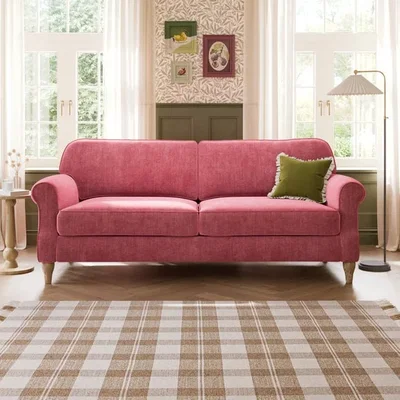 Dunelm Millie Chenille 3 Seater Sofa