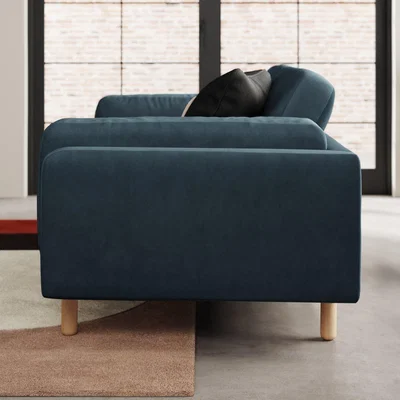Dunelm Newton Matte Plush Velvet 2 Seater Sofa