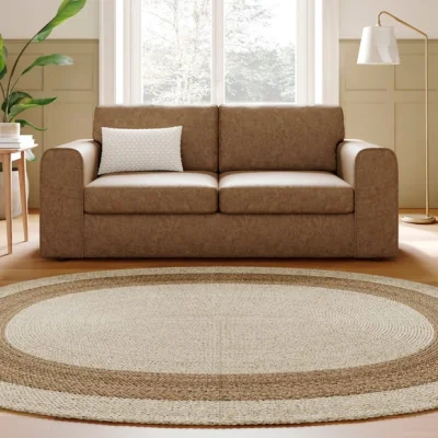Dunelm Abel Arizona Faux Leather 3 Seater Sofa