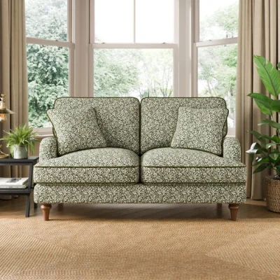 Dunelm Beatrice II Chartwell Leaf 2 Seater Sofa