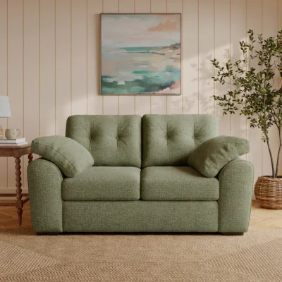 Dunelm Milton Textured Chenille 2 Seater Sofa