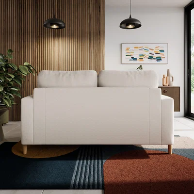 Dunelm Apollo Soft Texture 2 Seater Sofa Soft Texture Natural