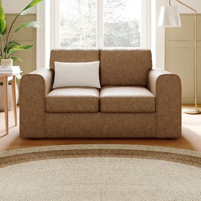 Dunelm Abel Arizona Faux Leather 2 Seater Sofa