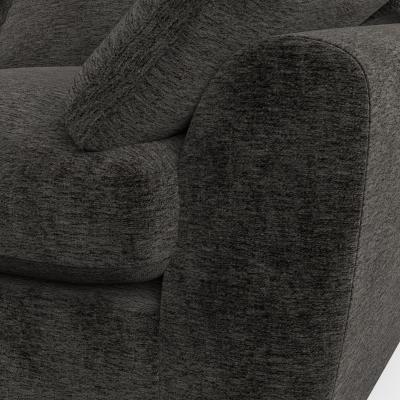 Dunelm Madison 4 Seater Sofa Luxury Chenille Charcoal