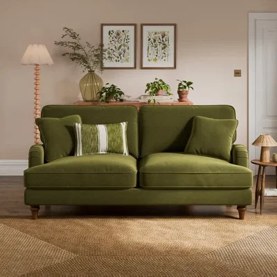 Dunelm Beatrice II Velvet 3 Seater Sofa
