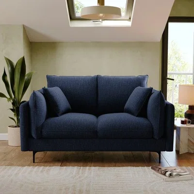 Dunelm Ruby Textured Chenille 2 Seater Sofa