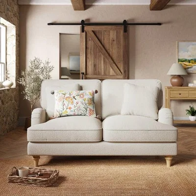 Dunelm Beatrice II Boucle 2 Seater Sofa