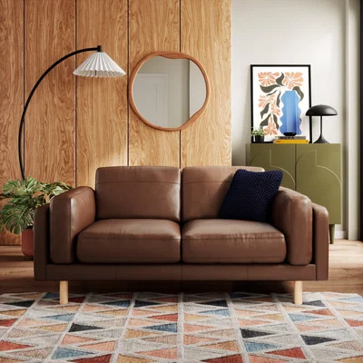 Dunelm Newton Vintage Leather 2 Seater Sofa