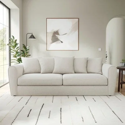 Dunelm Blake Soft Texture Chenille 4 Seater Sofa
