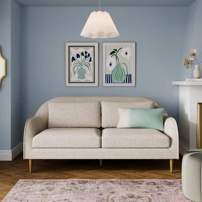 Dunelm Jessie Flatweave Compact 3 Seater Sofa