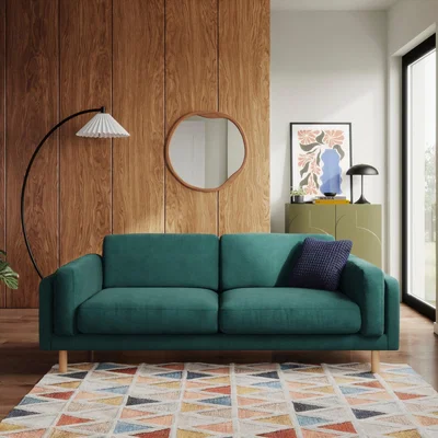 Dunelm Newton Luxe Chenille 4 Seater Sofa