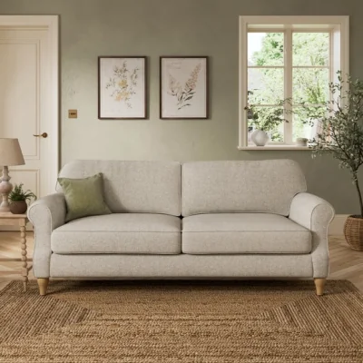 Dunelm Millie Basketweave 3 Seater Sofa