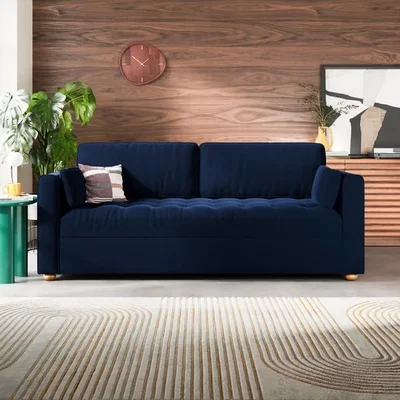 Dunelm Zoe II Velvet 3 Seater Sofa