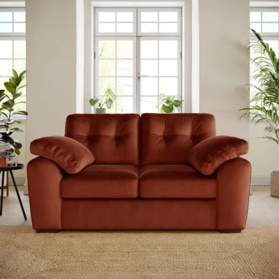Dunelm Milton Matte Velvet 2 Seater Sofa