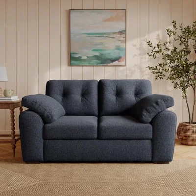 Dunelm Milton Soft Chenille 2 Seater Sofa