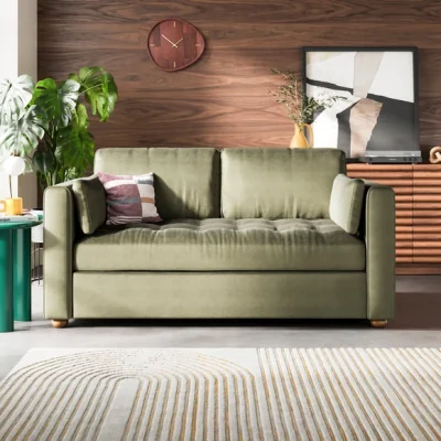 Dunelm Zoe II Velvet 2 Seater Sofa