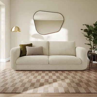 Dunelm Luca Tonal Boucle 4 Seater Sofa