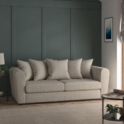 Dunelm Return - Blake Jumbo Cord 3 Seater Sofa