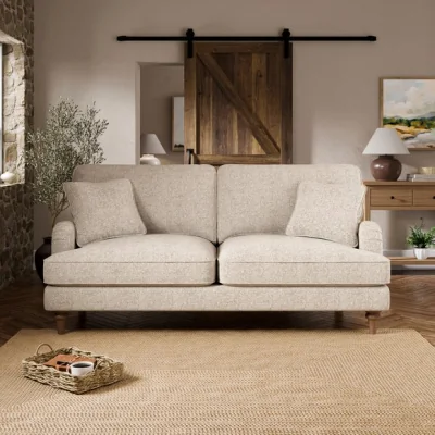 Dunelm Beatrice II Basketweave 3 Seater Sofa