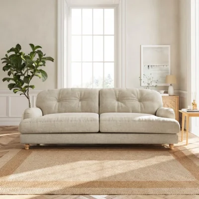 Dunelm Martha 4 Seater Basket Weave Sofa