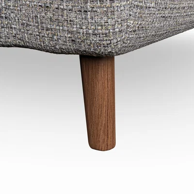 Dunelm Peyton 4 Seater Sofa Chunky Weave Charcoal